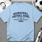 Vintage Football Association T-Shirt "Municipal Football Assoc. 1984" - soccer fan t-shirt | GoalRush Studio