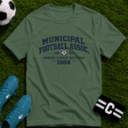 Vintage Football Association T-Shirt "Municipal Football Assoc. 1984" - soccer fan t-shirt | GoalRush Studio