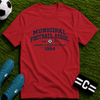 Vintage Football Association T-Shirt "Municipal Football Assoc. 1984" - soccer fan t-shirt | GoalRush Studio