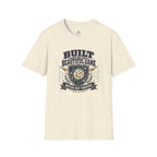 Vintage Football Graphic T-Shirt "Built for the Beautiful Game" - soccer fan t-shirt | GoalRush Studio