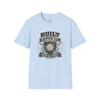 Vintage Football Graphic T-Shirt "Built for the Beautiful Game" - soccer fan t-shirt | GoalRush Studio