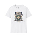 Vintage Football Graphic T-Shirt "Built for the Beautiful Game" - soccer fan t-shirt | GoalRush Studio
