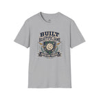 Vintage Football Graphic T-Shirt "Built for the Beautiful Game" - soccer fan t-shirt | GoalRush Studio