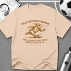 Vintage Rabbit Soccer T-Shirt "Pace Without Purpose" - soccer fan t-shirt | GoalRush Studio