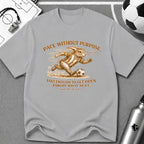 Vintage Rabbit Soccer T-Shirt "Pace Without Purpose" - soccer fan t-shirt | GoalRush Studio