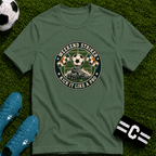 Vintage Weekend Striker T-Shirt (Kick It Like a Pro) - soccer fan t-shirt | GoalRush Studio