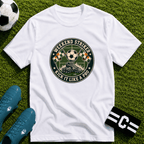 Vintage Weekend Striker T-Shirt (Kick It Like a Pro) - soccer fan t-shirt | GoalRush Studio
