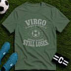 VIRGO - Analyses the Formation Before Kickoff Still Loses T-Shirt - soccer fan t-shirt | GoalRush Studio
