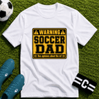Warning - Soccer Dad Has Opinions About the Ref T-Shirt - soccer fan t-shirt | GoalRush Studio