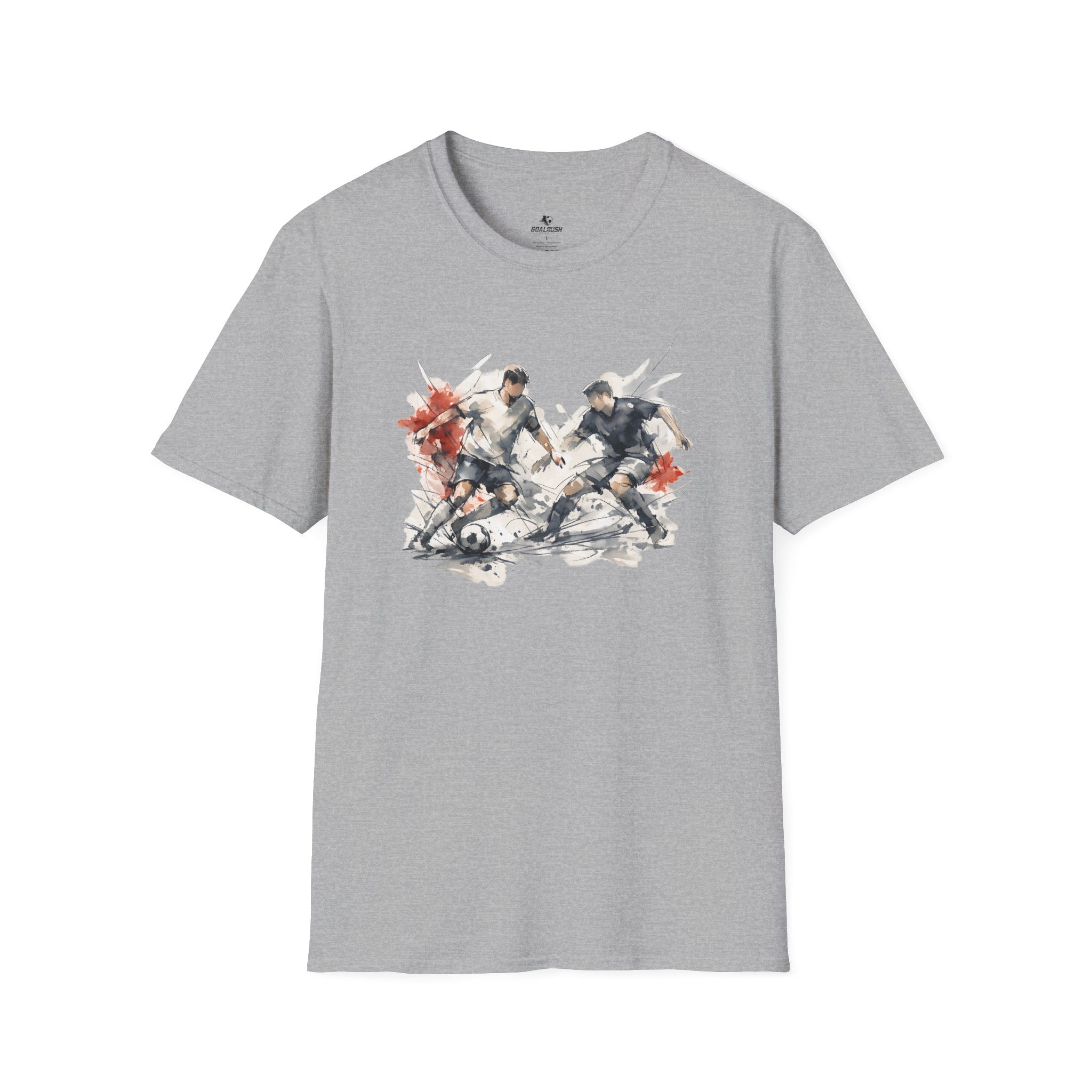 Watercolour Art Soccer Players T-Shirt - soccer fan t-shirt | GoalRush Studio
