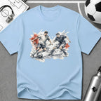 Watercolour Art Soccer Players T-Shirt - soccer fan t-shirt | GoalRush Studio